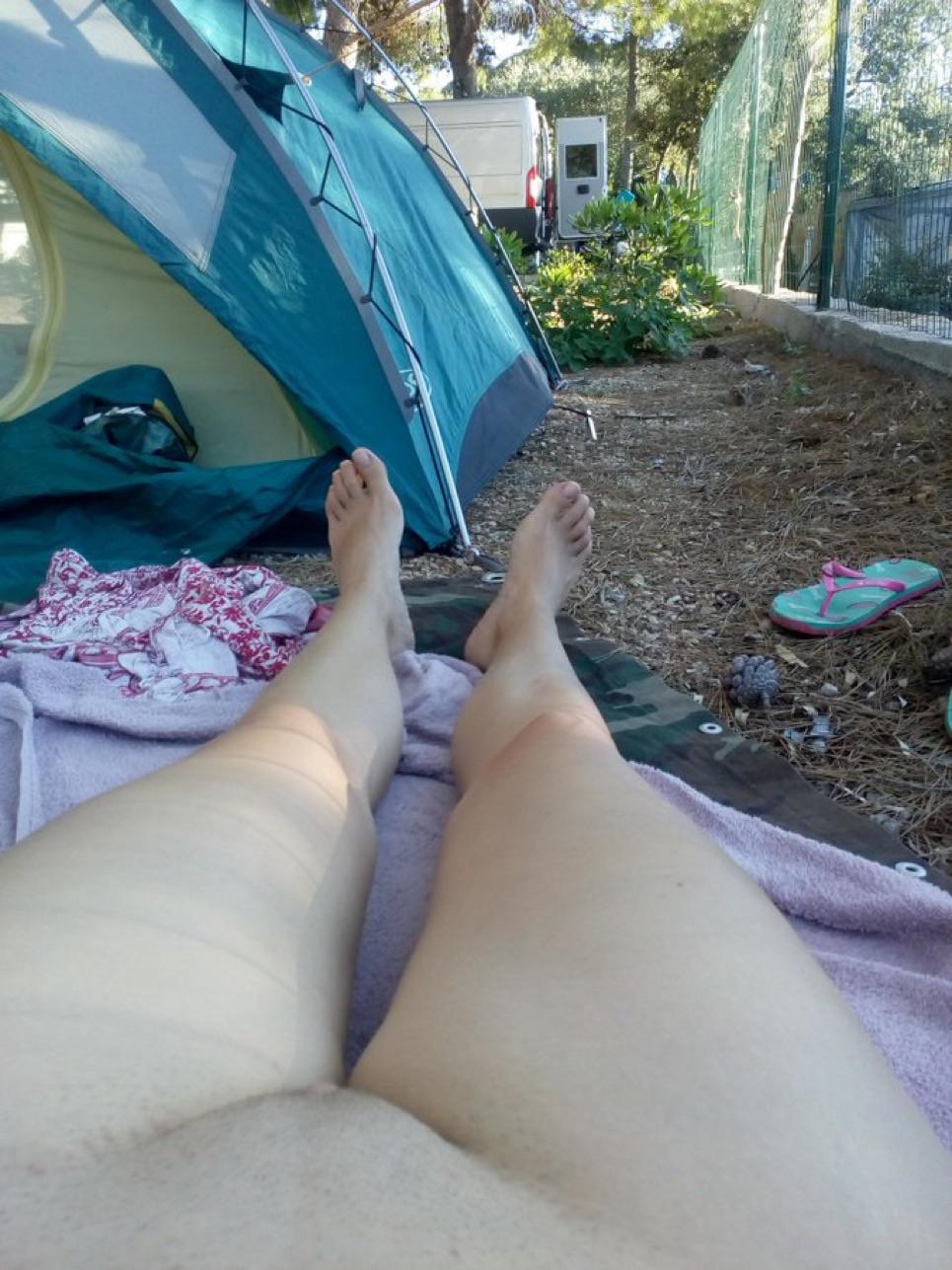 danny budden add naked at campsite photo