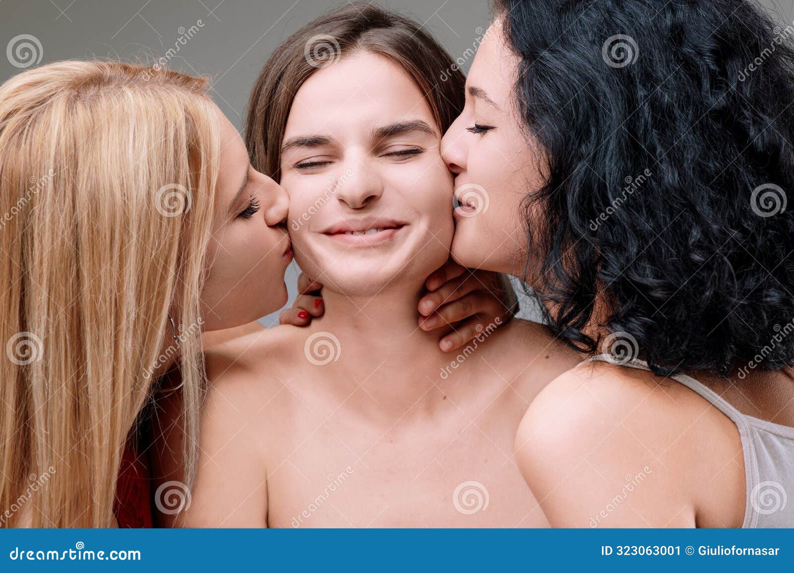 denise auguste add big breasted lesbians kissing photo