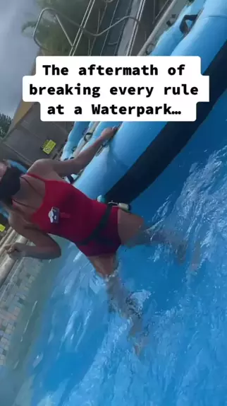 annie parcon add nipple slip at water park photo